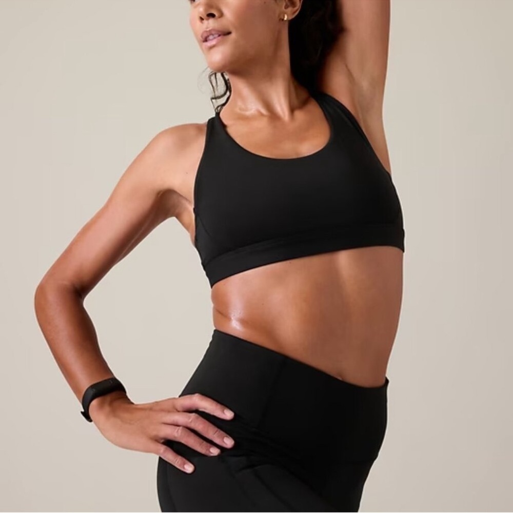 Athleta Ultimate Bra In Supersonic Black Size Small